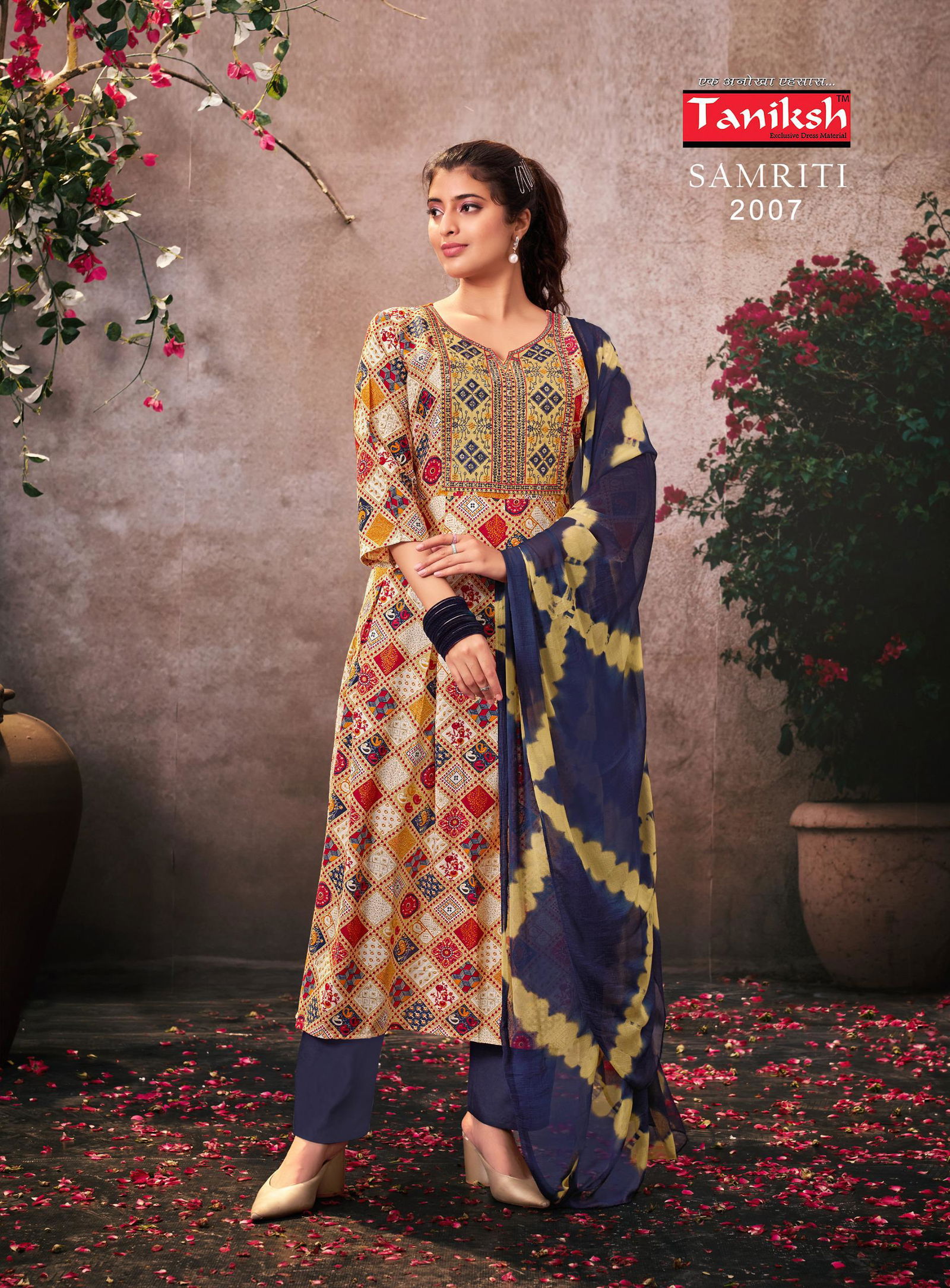 Samriti Vol 2 By Taniksh Rayon Printed Kurti With Bottom Dupatta Wholesale Price In Surat
